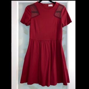 Red Valentino Short Sleeve Dress